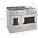 Alt View 11. KitchenAid - 6.3 Cu. Ft. Freestanding Double Oven Gas True Convection Range with Self-Cleaning and Griddle - Milkshake.