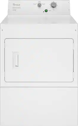 Whirlpool - 7.4 Cu. Ft. Electric Dryer with High-Velocity Airflow System - White