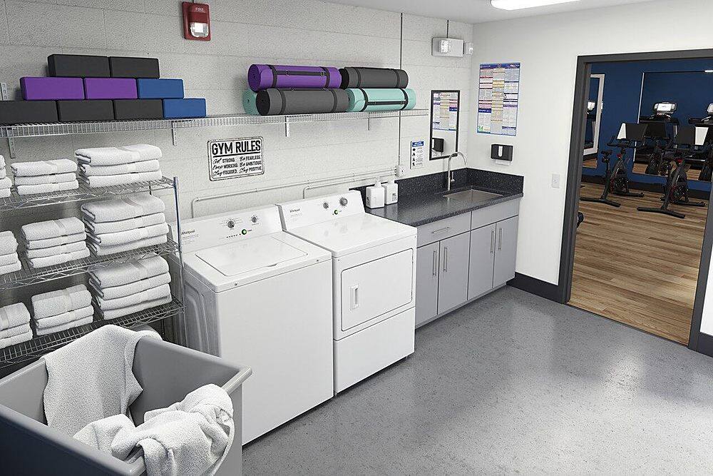 Alt View 2. Whirlpool - 7.4 Cu. Ft. Electric Dryer with High-Velocity Airflow System - White.