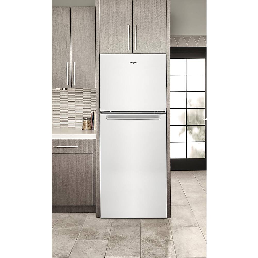 Alt View 12. Whirlpool - 11.6 Cu. Ft. Top-Freezer Counter-Depth Refrigerator - White.