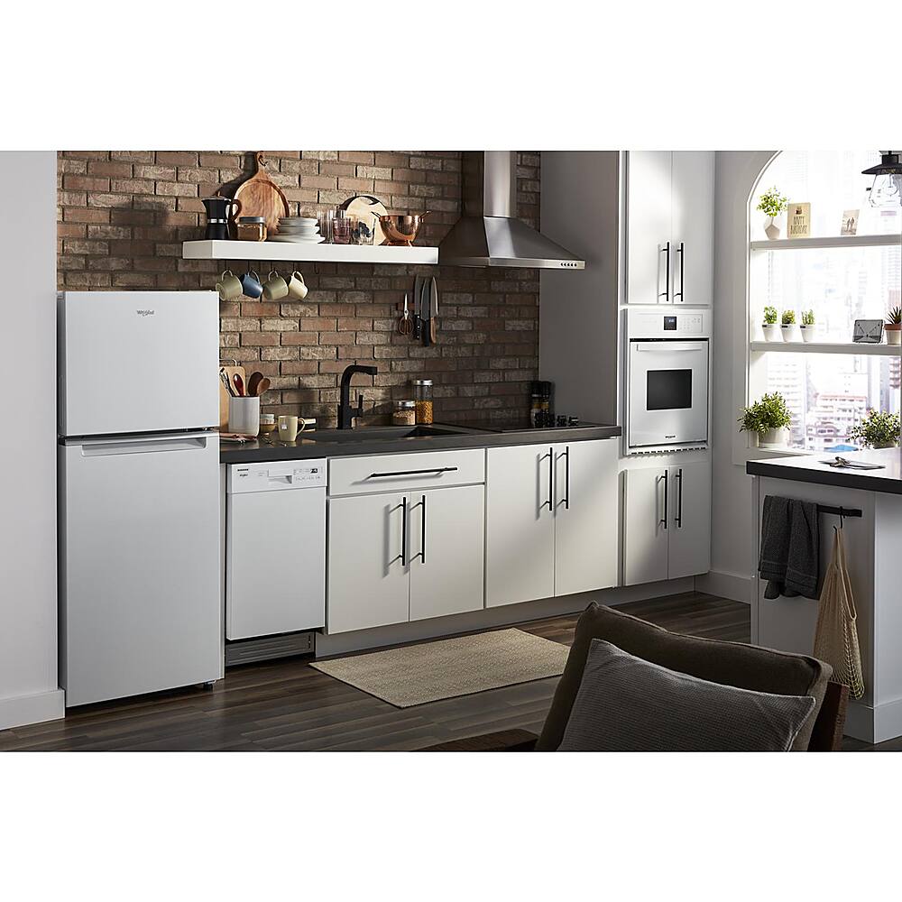 Alt View 13. Whirlpool - 11.6 Cu. Ft. Top-Freezer Counter-Depth Refrigerator - White.