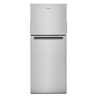 Whirlpool - 11.6 Cu. Ft. Top-Freezer Counter-Depth Refrigerator - Stainless Steel - Front_Zoom