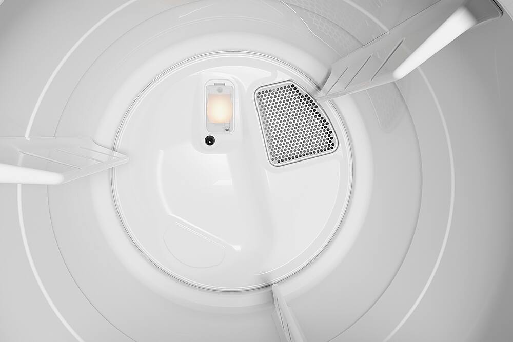 Alt View 19. Maytag - 7.4 Cu. Ft. Smart Gas Dryer with Steam and Extra Power Button - White.