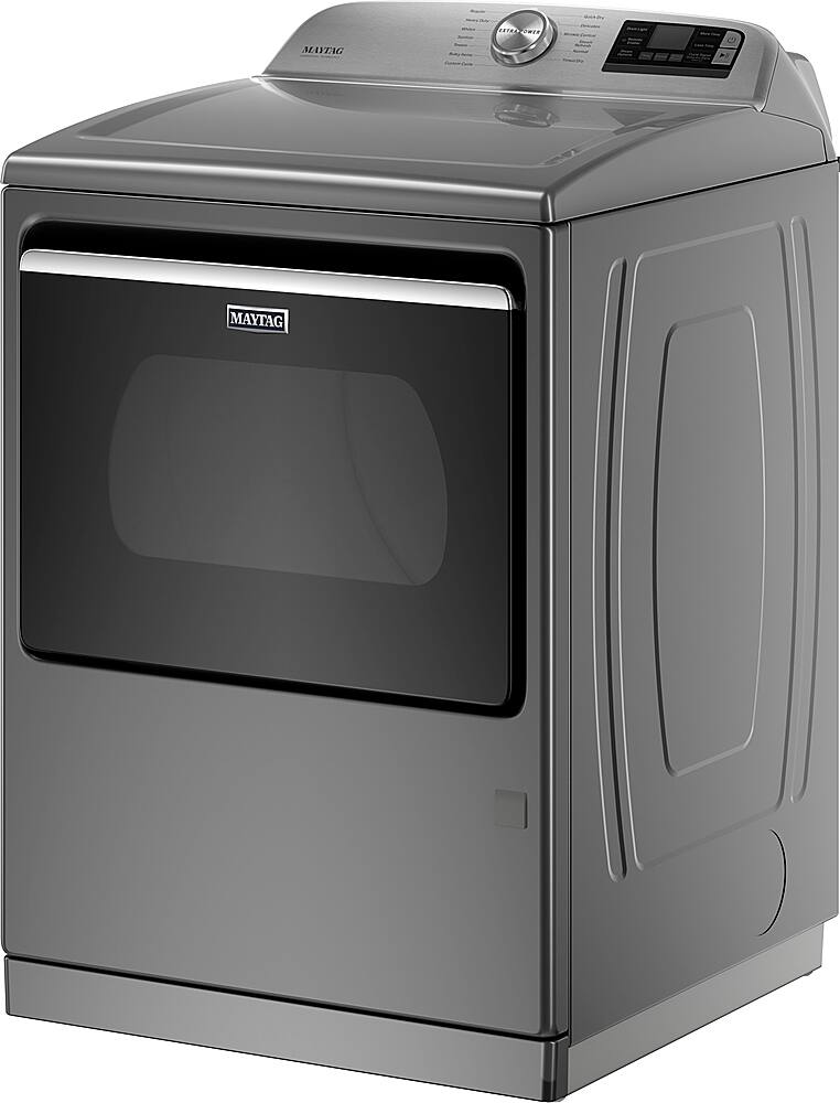 Cycle Heating Button Maytag 7.4 Cu. Ft. Smart Gas Dryer with Steam and Extra Power Button ...
