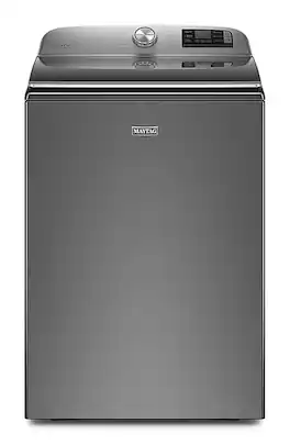 Maytag - 5.2 Cu. Ft. High Efficiency Smart Top Load Washer with Extra Power Button - Metallic Slate