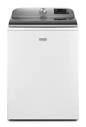 Maytag - 4.7 Cu. Ft. Smart Top Load Washer with Extra Power Button - White - Front_Zoom