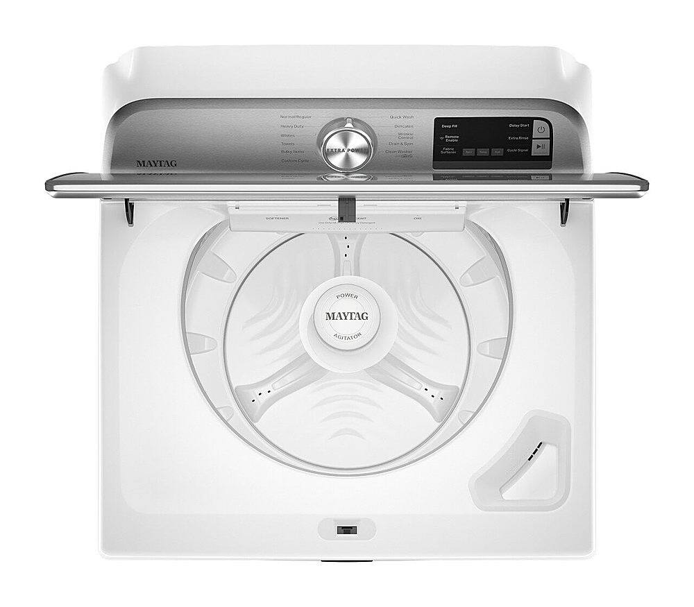 Alt View 15. Maytag - 4.7 Cu. Ft. Smart Top Load Washer with Extra Power Button - White.