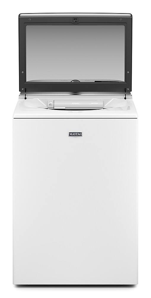 Alt View 14. Maytag - 5.3 Cu. Ft. High Efficiency Smart Top Load Washer with Extra Power Button - White.