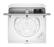 Alt View 15. Maytag - 5.3 Cu. Ft. High Efficiency Smart Top Load Washer with Extra Power Button - White.