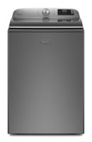 Maytag - 5.3 Cu. Ft. High Efficiency Smart Top Load Washer with Extra Power Button - Metallic Slate - Front_Zoom