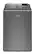 Front. Maytag - 5.3 Cu. Ft. High Efficiency Smart Top Load Washer with Extra Power Button - Metallic Slate.