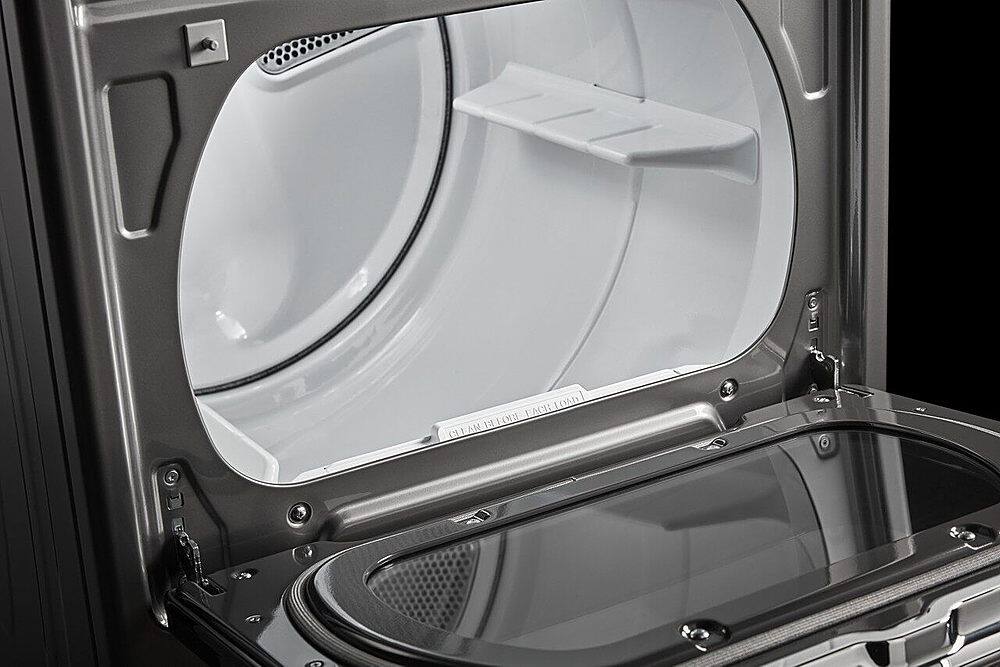 Alt View 21. Maytag - 7.4 Cu. Ft. Smart Electric Dryer with Extra Power Button - Metallic Slate.