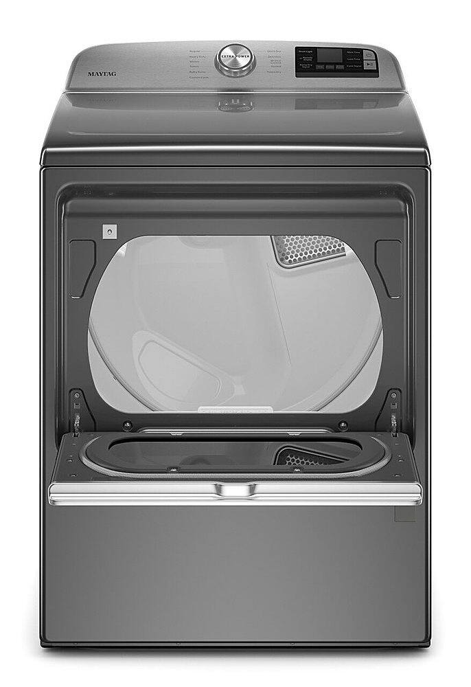 Alt View 13. Maytag - 7.4 Cu. Ft. Smart Gas Dryer with Extra Power Button - Metallic Slate.