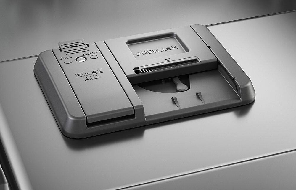 Alt View 18. KitchenAid - Front Control Built-In Dishwasher with Stainless Steel Tub, FreeFlex Third Rack, 44dBA - Black Stainless with PrintShield Finish.