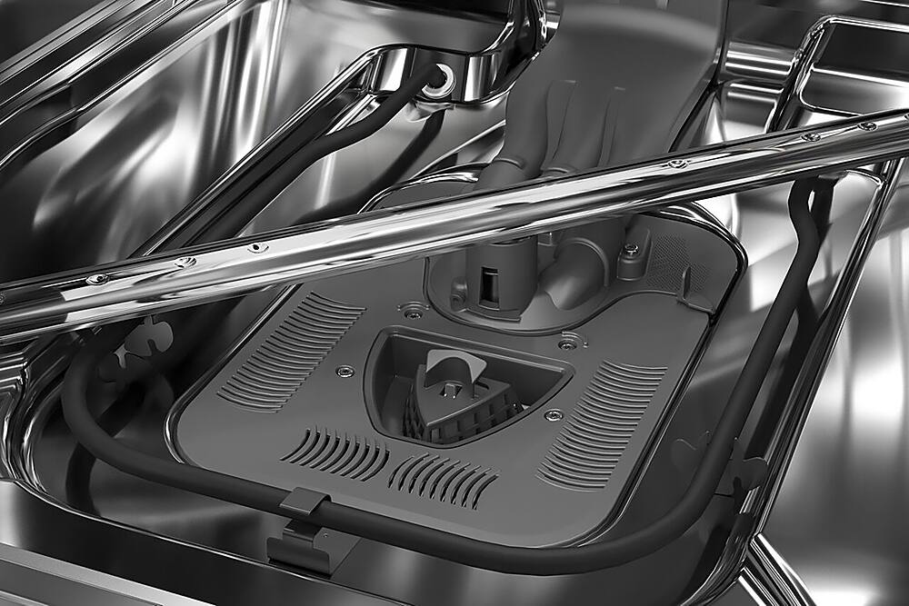 Alt View 16. KitchenAid - Top Control Built-In Dishwasher with Stainless Steel Tub, FreeFlex 3rd Rack, 44dBA - Black stainless steel.