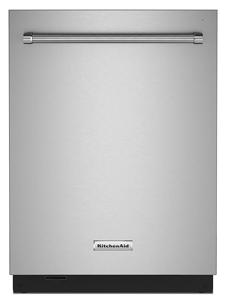 KitchenAid - 24" Top Control Built-In Tub Dishwasher with 3rd Rack, 360 Max Jets, 44 dBA - Stainless Steel