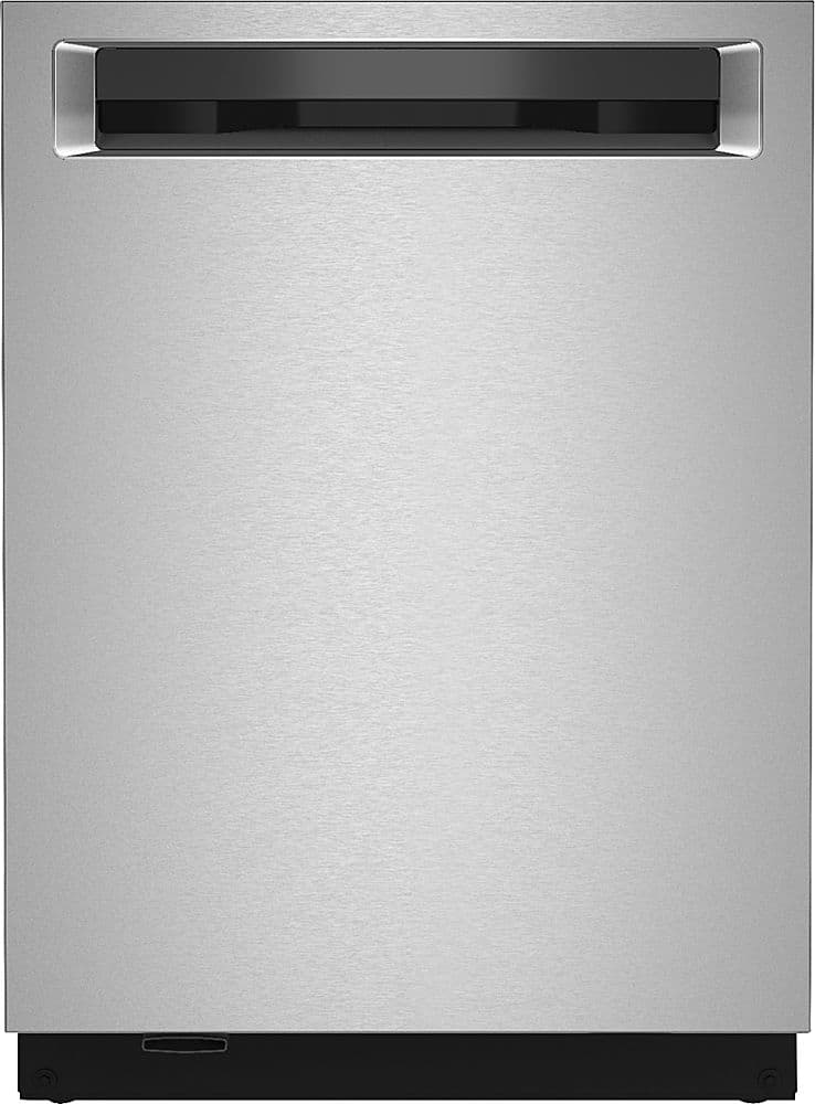 KitchenAid - 24" Top Control Built-In Tub Dishwasher with 3rd Rack, Ultra-Bright LED Lighting, 44dBA - Stainless Steel - Front_Zoom