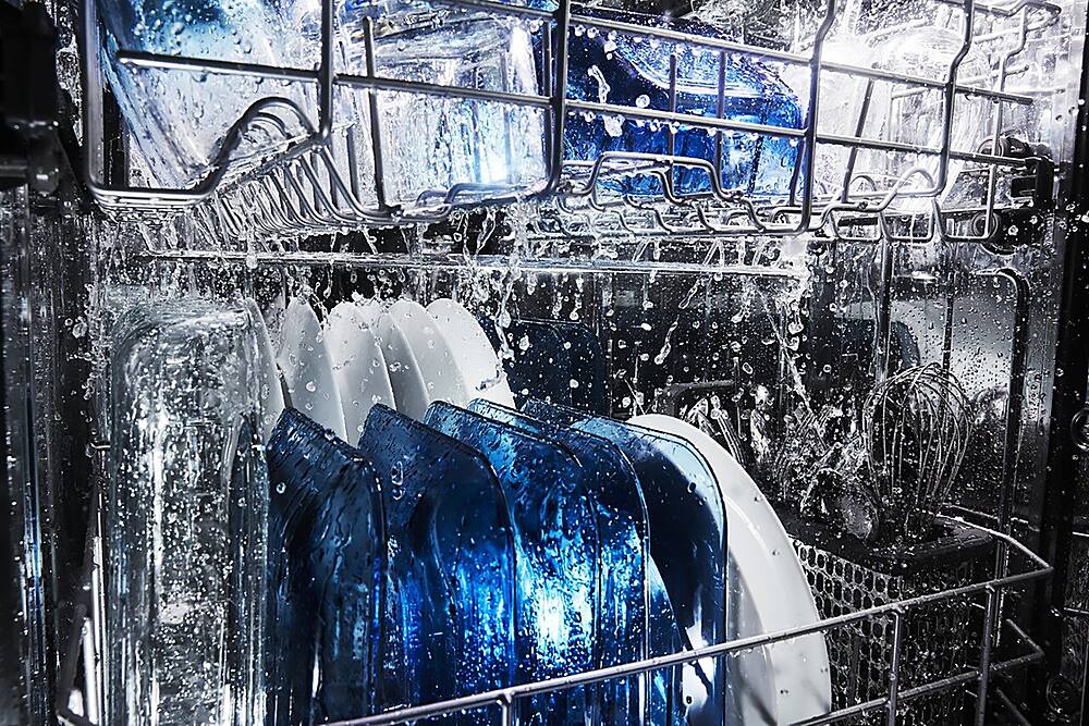 Alt View 16. Maytag - Top Control Built-In Dishwasher with Stainless Steel Tub, Dual Power Filtration, 3rd Rack, 47dBA - Stainless Steel.