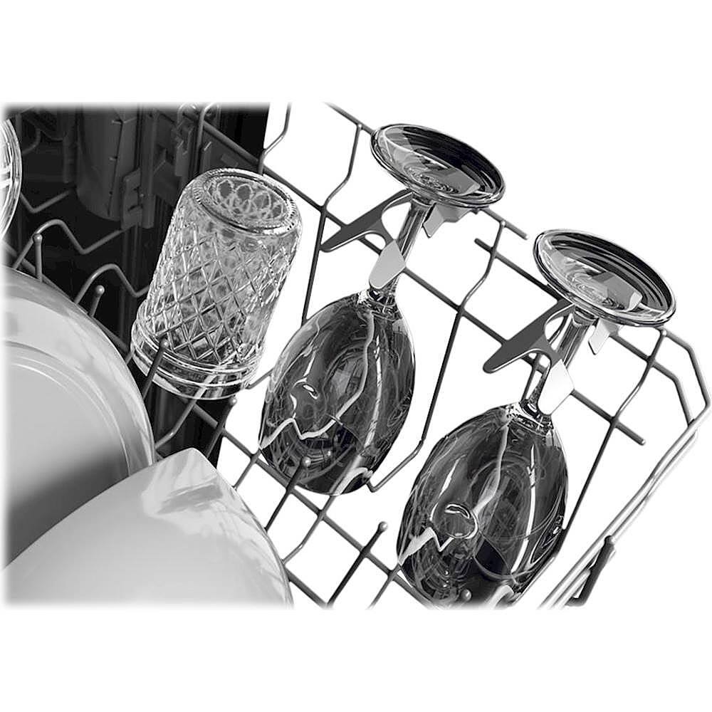 Alt View 17. KitchenAid - 24" Top Control Built-In Dishwasher with Stainless Steel Tub, FreeFlex and LED Interior Lighting, 3rd Rack, 44dBA - Stainless Steel.