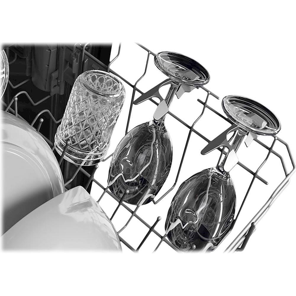 Alt View 16. KitchenAid - Top Control Built-In Dishwasher with Stainless Steel Tub, FreeFlex Third Rack, 44dBA - Black Stainless With PrintShield Finish.