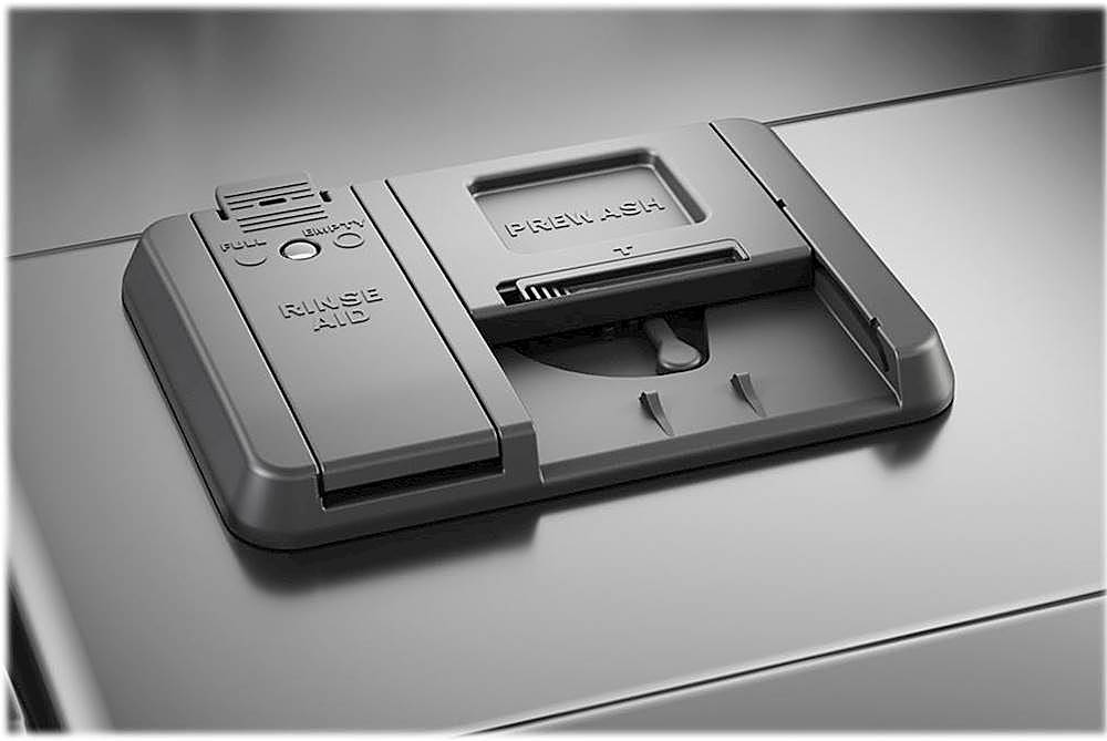 Alt View 13. KitchenAid - Top Control Built-In Dishwasher with Stainless Steel Tub, FreeFlex 3rd Rack, 44dBA - Black Stainless.