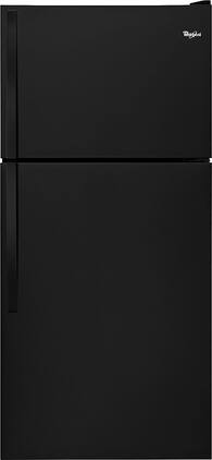Whirlpool - 18.3 Cu. Ft. Top-Freezer Refrigerator - Black