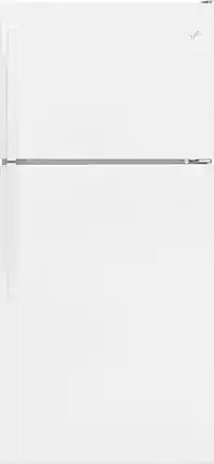 Whirlpool - 18.3 Cu. Ft. Top-Freezer Refrigerator - White