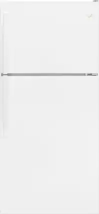 Front. Whirlpool - 18.3 Cu. Ft. Top-Freezer Refrigerator - White.