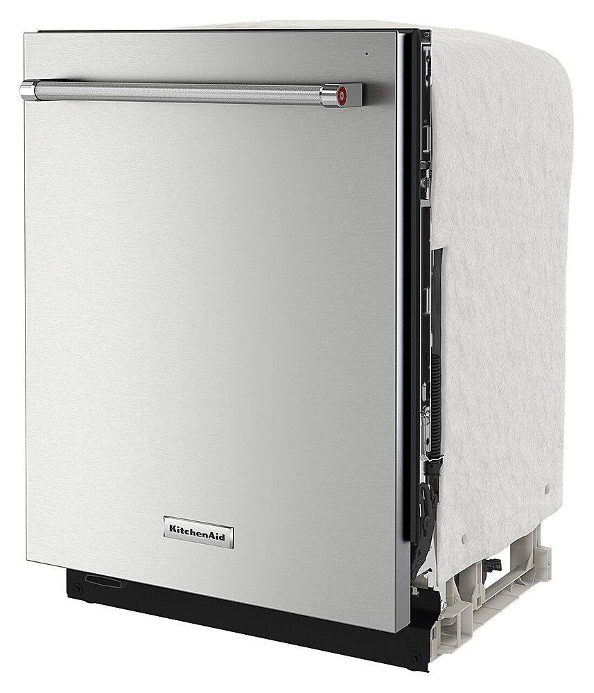 Alt View 11. KitchenAid - Top Control Built-In Dishwasher with Stainless Steel Tub, FreeFlex Third Rack, 44dBA - Stainless Steel.
