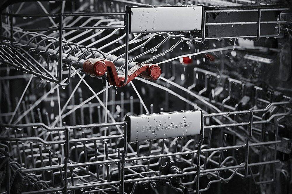 Alt View 14. KitchenAid - Top Control Built-In Dishwasher with Stainless Steel Tub, FreeFlex Third Rack, 44dBA - Stainless Steel.