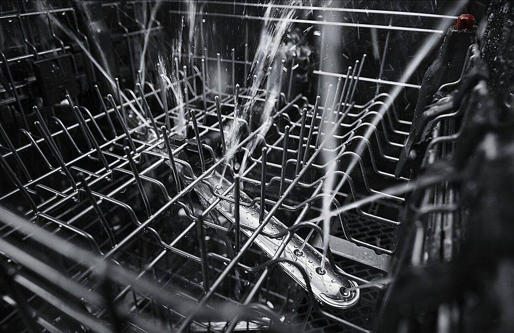 Alt View 15. KitchenAid - Top Control Built-In Dishwasher with Stainless Steel Tub, FreeFlex Third Rack, 44dBA - Stainless Steel.