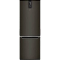Whirlpool - 12.7 Cu. Ft. Bottom-Freezer Counter-Depth Refrigerator - Black Stainless Steel - Front_Zoom