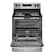 Angle. Whirlpool - 4.8 Cu. Ft. Freestanding Electric Range with Keep Warm Setting - Stainless steel.