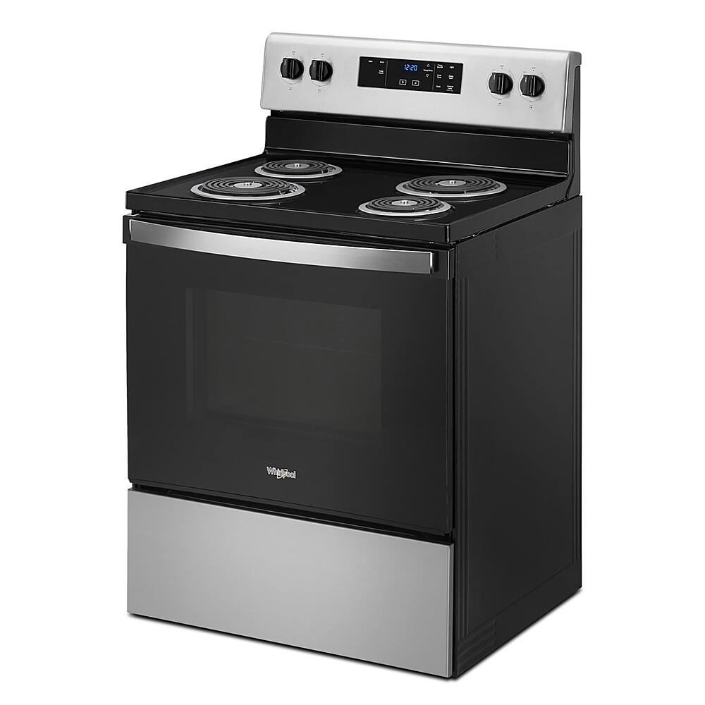 Alt View 11. Whirlpool - 4.8 Cu. Ft. Freestanding Electric Range with Keep Warm Setting - Stainless steel.