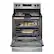 Left. Whirlpool - 4.8 Cu. Ft. Freestanding Electric Range with Keep Warm Setting - Stainless steel.