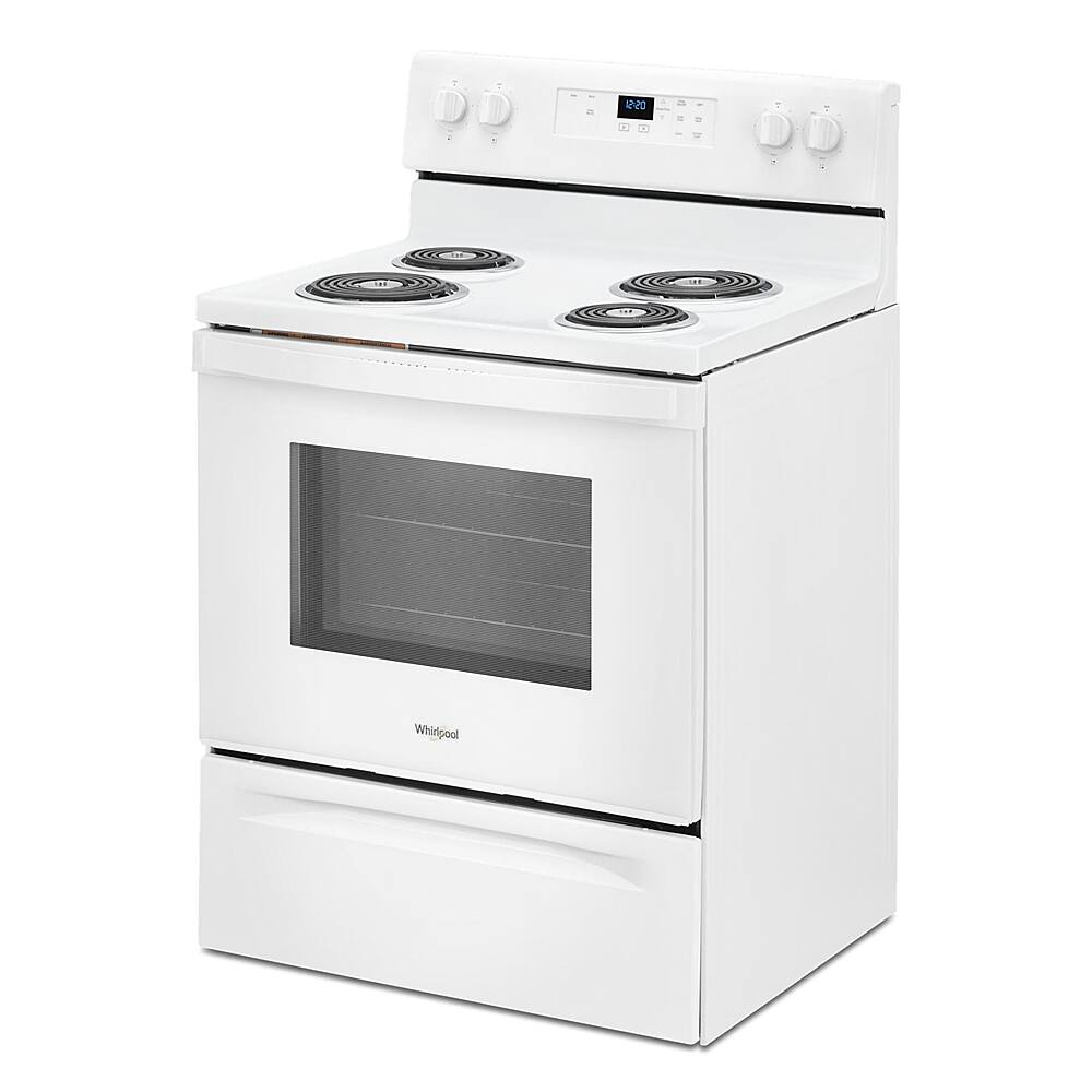 Alt View 12. Whirlpool - 4.8 Cu. Ft. Freestanding Electric Range with Keep Warm Setting - White.