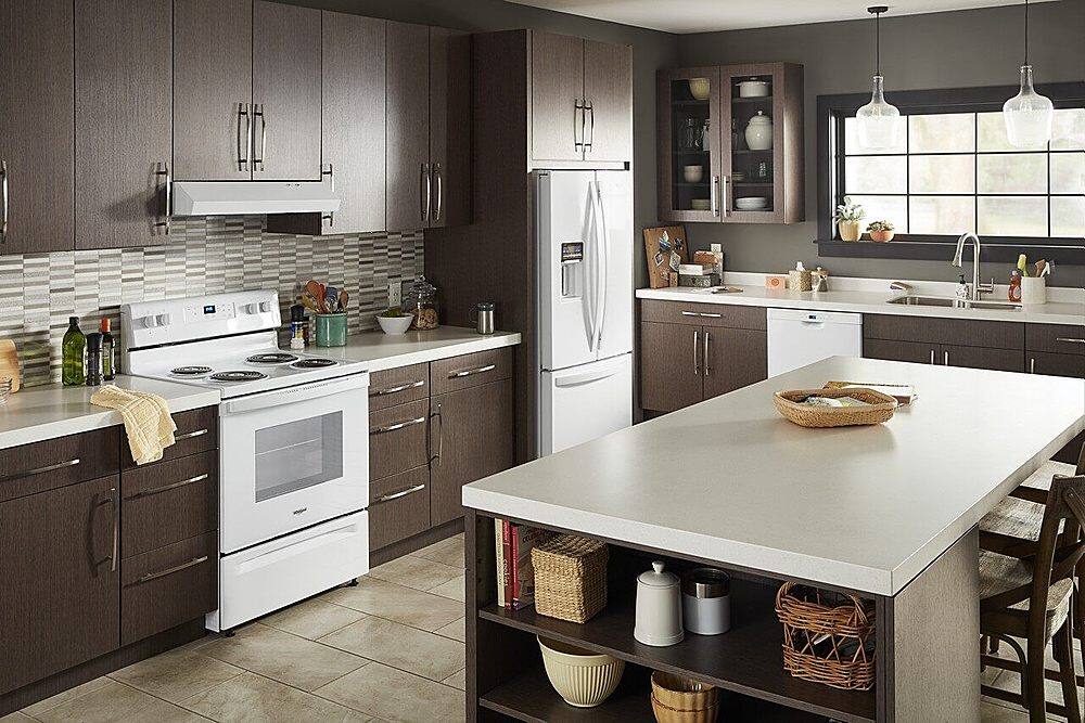 Alt View 20. Whirlpool - 4.8 Cu. Ft. Freestanding Electric Range with Keep Warm Setting - White.