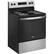 Angle. Whirlpool - 4.8 Cu. Ft. Freestanding Electric Range with Self-Cleaning and Keep Warm Setting - Stainless steel.