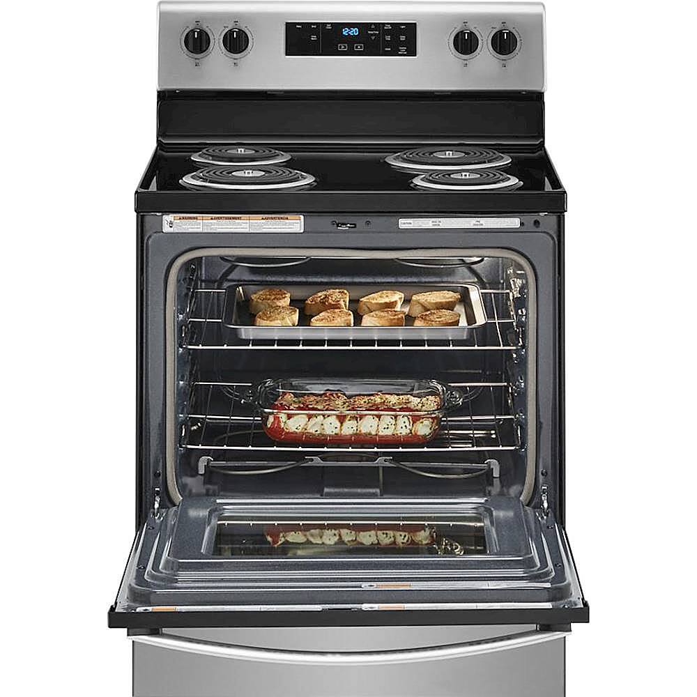 Alt View 13. Whirlpool - 4.8 Cu. Ft. Freestanding Electric Range with Self-Cleaning and Keep Warm Setting - Stainless steel.