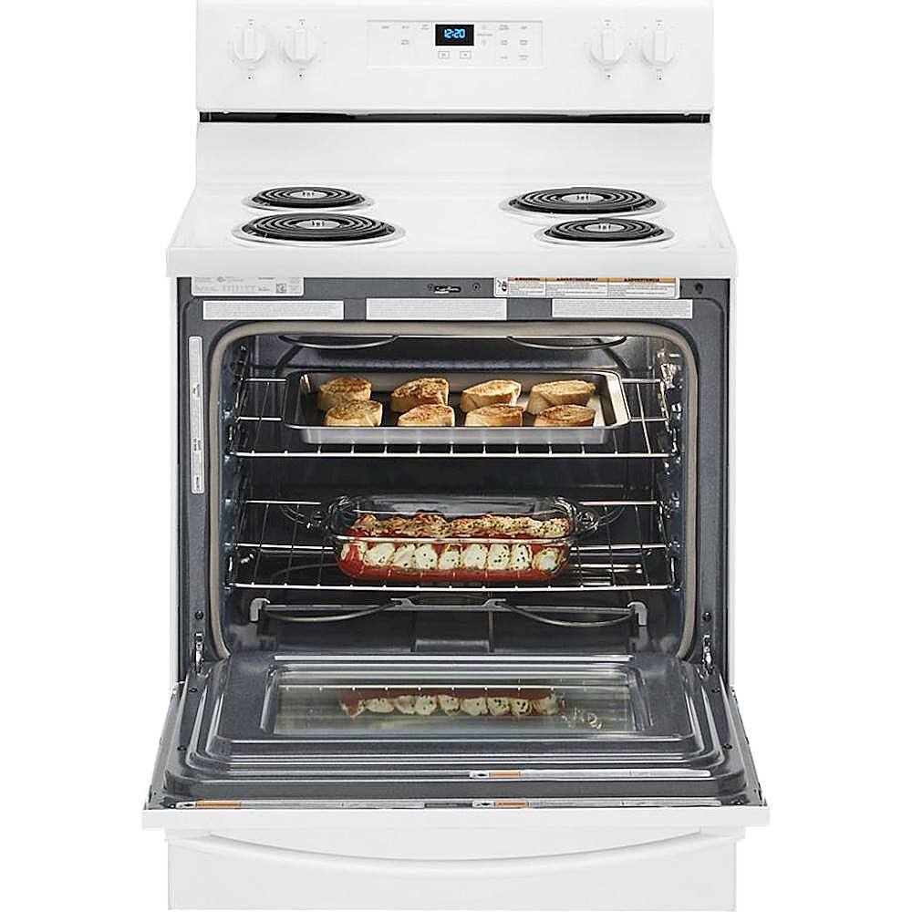 Alt View 13. Whirlpool - 4.3 Cu. Ft. Freestanding Electric Range with Self-Cleaning and Keep Warm Setting - White.