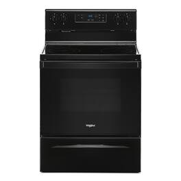 Whirlpool - 5.3 Cu. Ft. Freestanding Electric Range with Keep Warm Setting - Black
