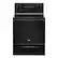 Front. Whirlpool - 5.3 Cu. Ft. Freestanding Electric Range with Keep Warm Setting - Black.