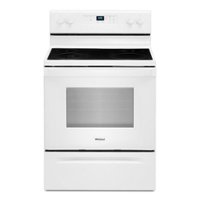 Whirlpool - 5.3 Cu. Ft. Freestanding Electric Range with Keep Warm Setting - White - Front_Zoom