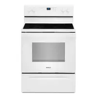 Whirlpool - 5.3 Cu. Ft. Freestanding Electric Range with Keep Warm Setting - White - Front_Zoom