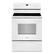 Front. Whirlpool - 5.3 Cu. Ft. Freestanding Electric Range with Keep Warm Setting - White.