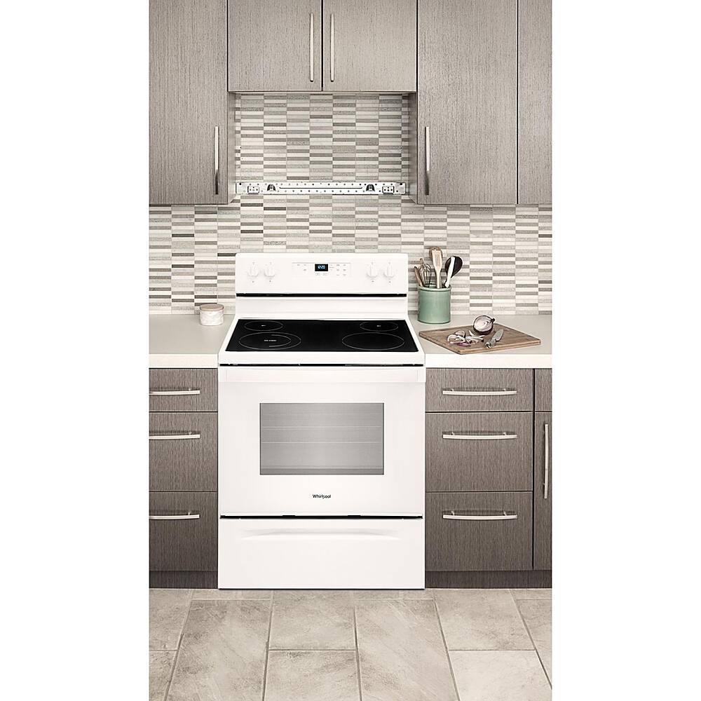 Alt View 14. Whirlpool - 5.3 Cu. Ft. Freestanding Electric Range with Keep Warm Setting - White.