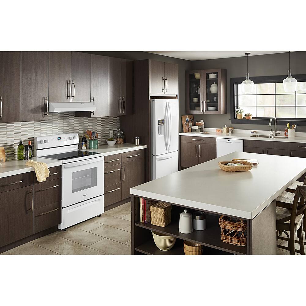 Alt View 16. Whirlpool - 5.3 Cu. Ft. Freestanding Electric Range with Keep Warm Setting - White.