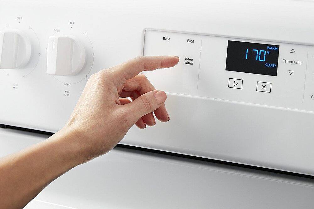 Alt View 17. Whirlpool - 5.3 Cu. Ft. Freestanding Electric Range with Keep Warm Setting - White.