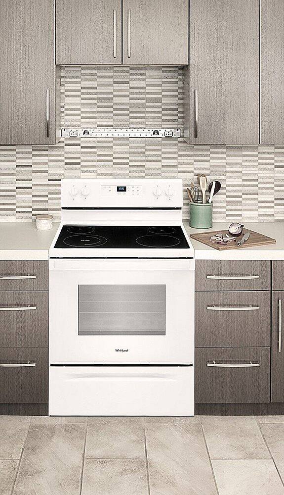 Alt View 18. Whirlpool - 5.3 Cu. Ft. Freestanding Electric Range with Keep Warm Setting - White.
