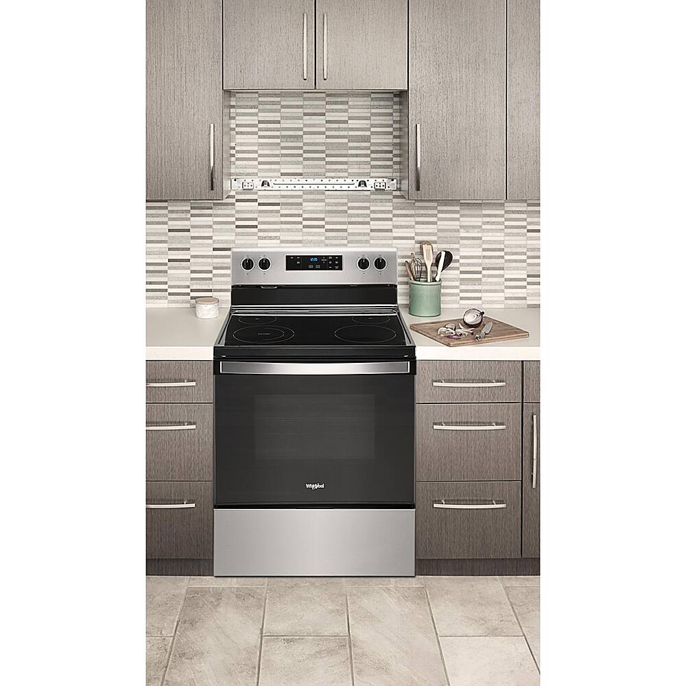 Alt View 17. Whirlpool - 5.3 Cu. Ft. Freestanding Electric Range with Keep Warm Setting - Stainless steel.